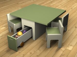 muebles con diseño 3D