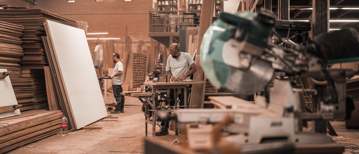 producción en serie de muebles